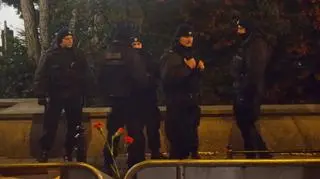 Policja przed Sejmem