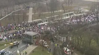 Manifestacja KOD w Warszawie