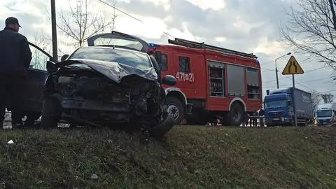 Zderzenie czołowe w Stanisławowie Pierwszym