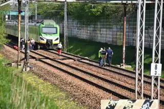 Potrącenie w pobliżu stacji PKP Rakowiec