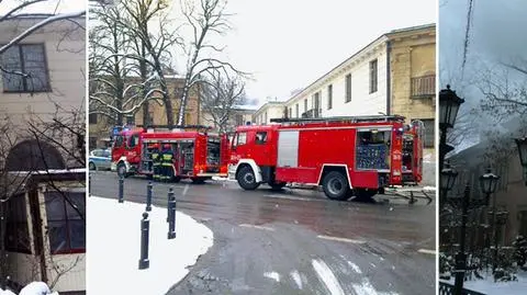 Pożar przy Senatorskiej Pracownicy ZTM ewakuowani