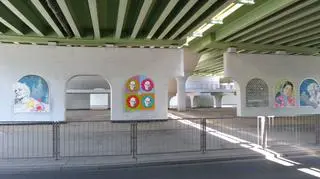 Galeria murali przy Dworcu Gdańskim