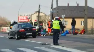 Potrącenie w Tarczynie