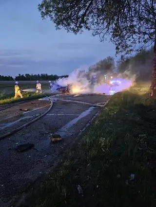 Wypadek w miejscowości Rudzienko