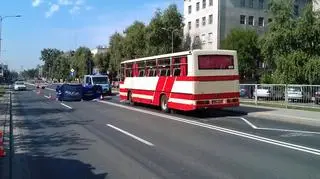 Śmiertelny wypadek w al. Solidarności