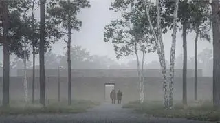 Nowy pawilon w Muzeum Treblinka - wizualizacja