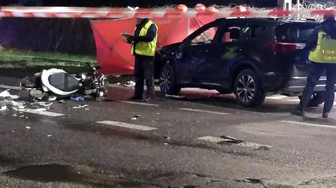Tragiczny wypadek w Radzyminie. Zginął 16-letni motocyklista