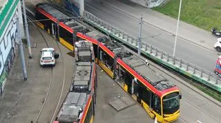 Zderzenie tramwajów na Bielanach