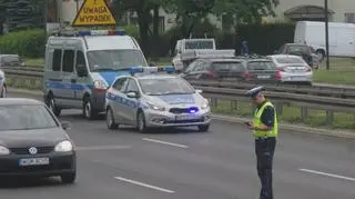 Wypadek w alei Prymasa Tysiąclecia