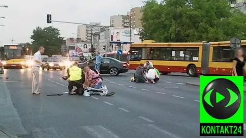 Wypadek na Górczewskiej: zginął motocyklista i pasażerka