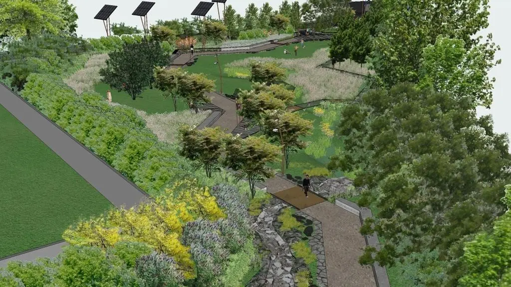 Zobacz park, który powstanie w Ursusie / materiały projektantów