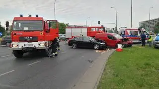 Wypadek na skrzyzowaniu Witosa i Idzikowskiego