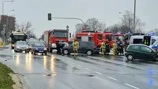 Zderzenie w Dolinie Służewieckiej 