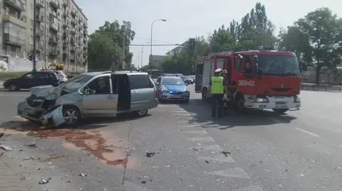 Dwoje dzieci w szpitalu po wypadku na Ochocie