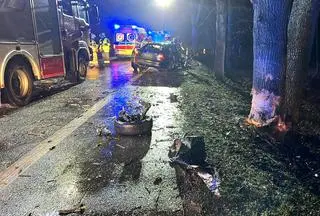 Tragiczny wypadek pod Wołominem 