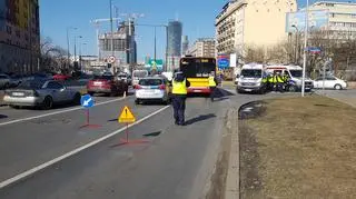 Zderzenie autobusu i skody