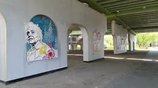 Galeria murali przy Dworcu Gdańskim