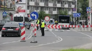 Okolice stadionu Narodowego tuż przed meczem