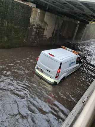 Skutki ulewy w Brwinowie