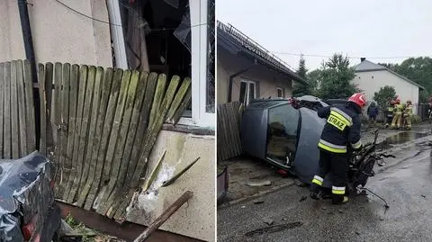 "Wjechał w ścianę domu, nie miał prawa jazdy"