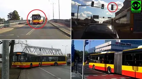 Kolejne nagrania z autobusami. "Będziemy karać przewoźników"