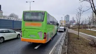 Zderzenie w alei Prymasa Tysiąclecia 