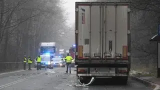 Śmiertelny wypadek na DK50 w Chudolipiu 