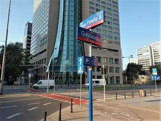 Ulica Grzybowska przed przebudową 