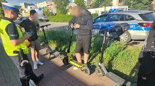 Policyjna akcja "e-Hulajnoga, e-Rower - Lokalnie!" na Mazowszu