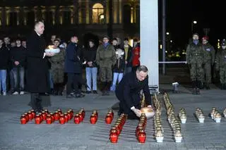 Uroczystości na placu Piłsudskiego