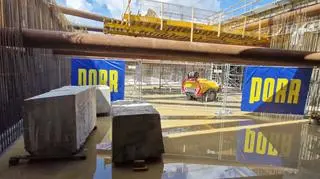 Budowa przejścia podziemnego na Dworcu Gdańskim