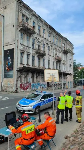 Akcja służb w kamienicy przy Górnośląskiej 22