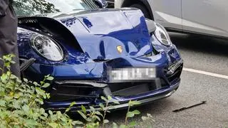 Zderzenie z udziałem porsche 