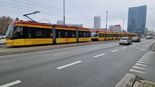 Potrącenie pieszego w Alejach Jerozolimskich