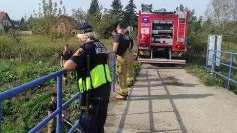 Piana w Kanale Bródnowskim. Na moście tłuste plamy