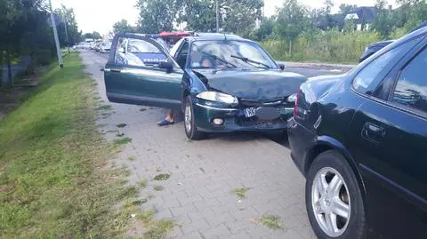 Kolizja na Białołęce. Kierowca z promilami