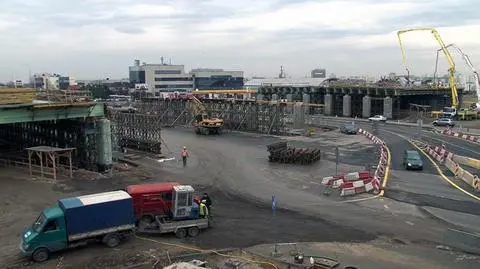 Budują wiadukt trasy S2. Zamieszanie na Puławskiej