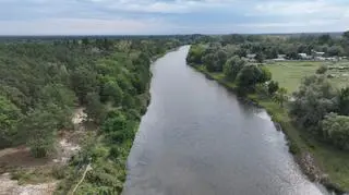 Służby prowadziły akcję w rejonie jeziora Łacha