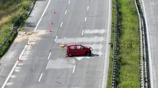 Zderzenie na trasie S17 koło Wiązowny