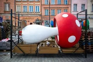 Montaż świątecznej iluminacji 