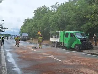 Zderzenie na Wale Miedzeszyńskim