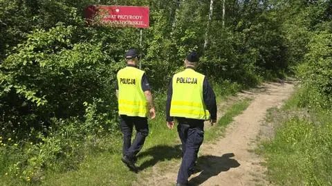 Kontrole policji w rezerwacie Wyspy Zawadowskie 