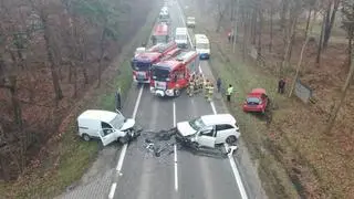 Wypadek na drodze wojewódzkiej numer 801