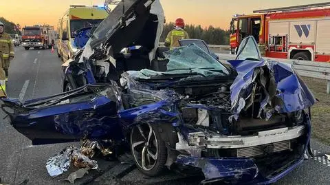 Wypadek na trasie S17