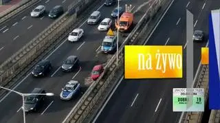 Na S8 samochód uderzył w bariery