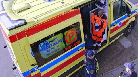 Akcja ratunkowa na Targówku (zdj