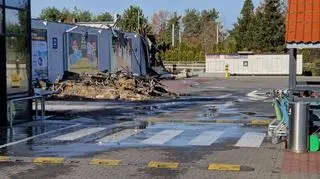 W Grodzisku Mazowieckim spłonął sklep