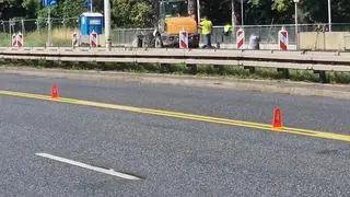 Nowe oznakowanie na Wisłostradzie