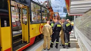 Ćwiczenia strażaków na pętli Stegny 