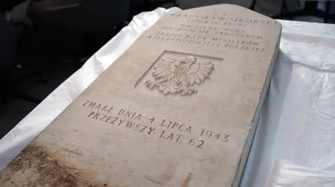 Płyta nagrobna generała Władysława Sikorskiego